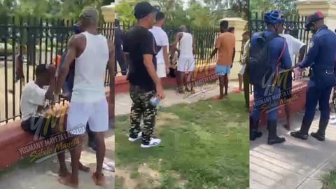 ¿¡Vecinos de Santiago de Cuba se fajaron con un ladrón cerca de una escuela!?