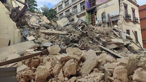 Ruinas urbanas en La Habana: Parte del antiguo ISDI se desploma en Belascoaín