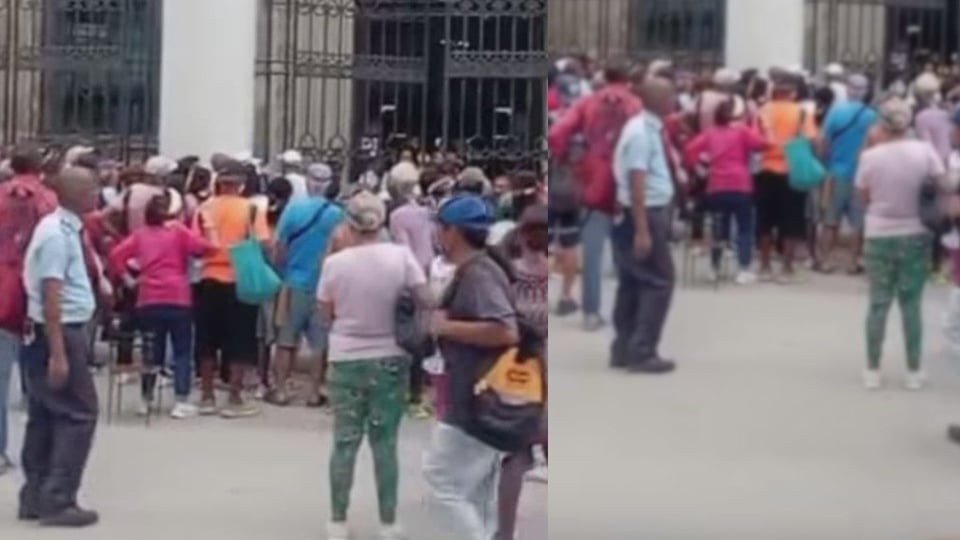 ¿Apagando los cajeros pa' no ver el despelote? Colas y drama en La Habana Vieja