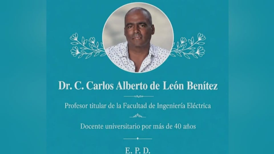 ¡Se apagó una luz en la UCLV! Fallece Profesor Emblemático de Ingeniería Eléctrica