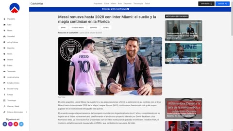 ¡Increíble! Messi se queda en Miami hasta 2028... ¡lo que nadie esperaba!