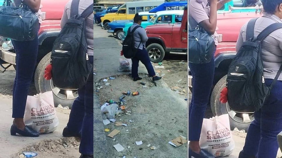 ¿Y la ayuda pa’l pueblo?: Denuncian que policías cubanos se quedan con la comida que manda México
