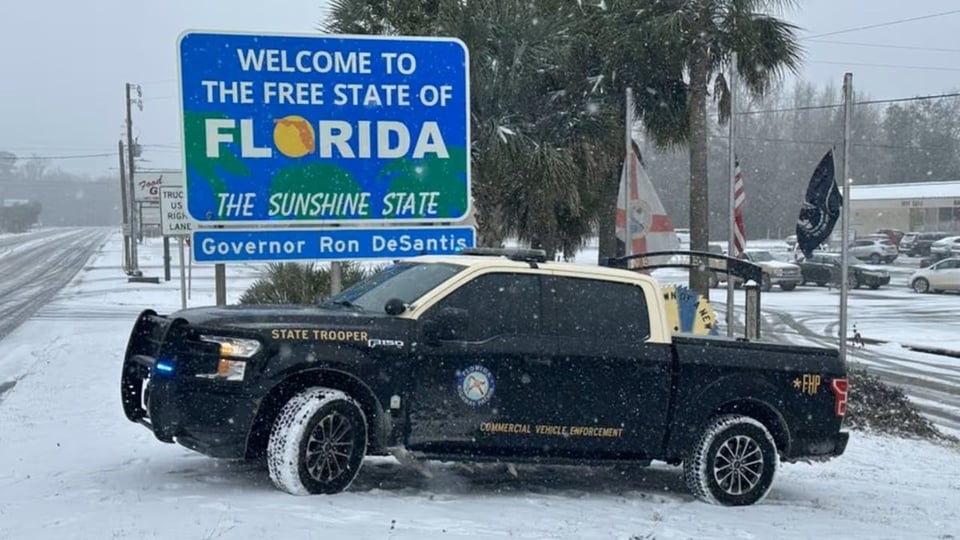 Florida Vuelve a Ver Nieve: Un Invierno Sorprendente en el Sur de EE. UU.