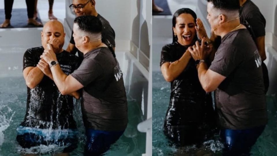 ¡Andy Vázquez y su esposa Jennifer se bautizan! Nuevo capítulo de fe y esperanza