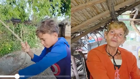 El niño de San Andrés que cuida a su madre y la ola de solidaridad