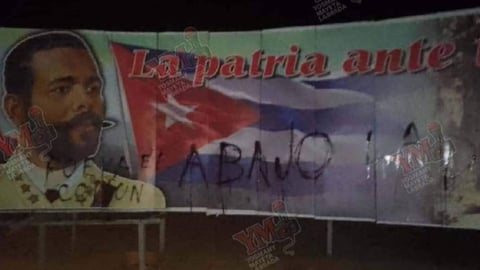 Retiran valla publicitaria tras mensaje antigubernamental en Santiago de Cuba