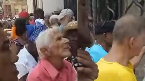 Pensionados Cubanos Luchan Contra Largas Filas y Barreras Bancarias