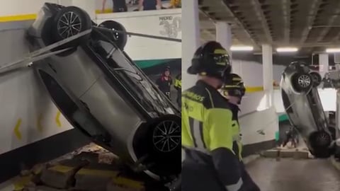 Accidente en Parking de Madrid Causa Interrupción del Tráfico en Túnel