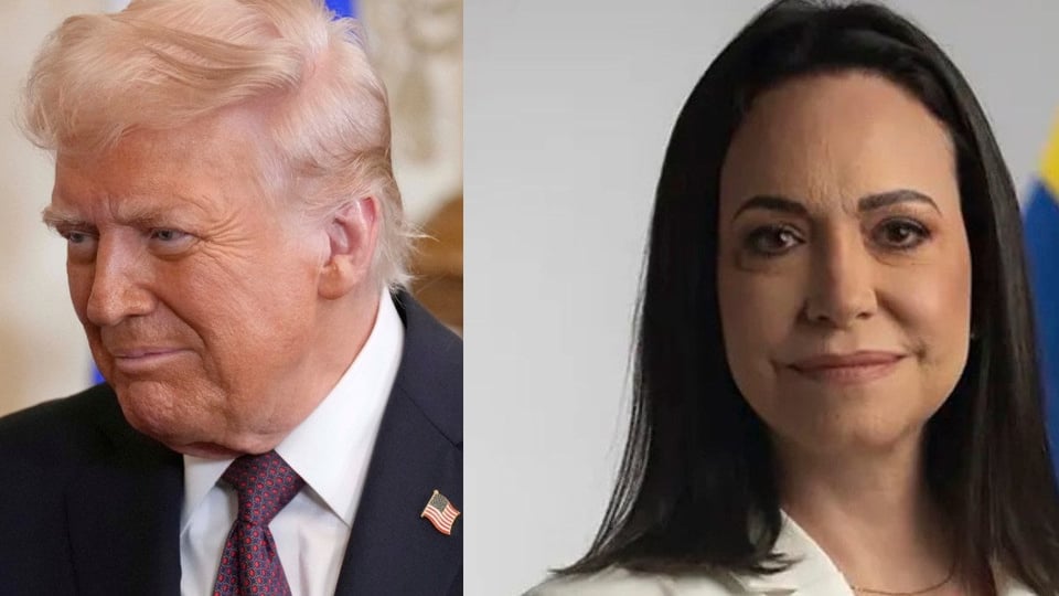 Machado se reúne con Trump en la Casa Blanca por el futuro de Venezuela