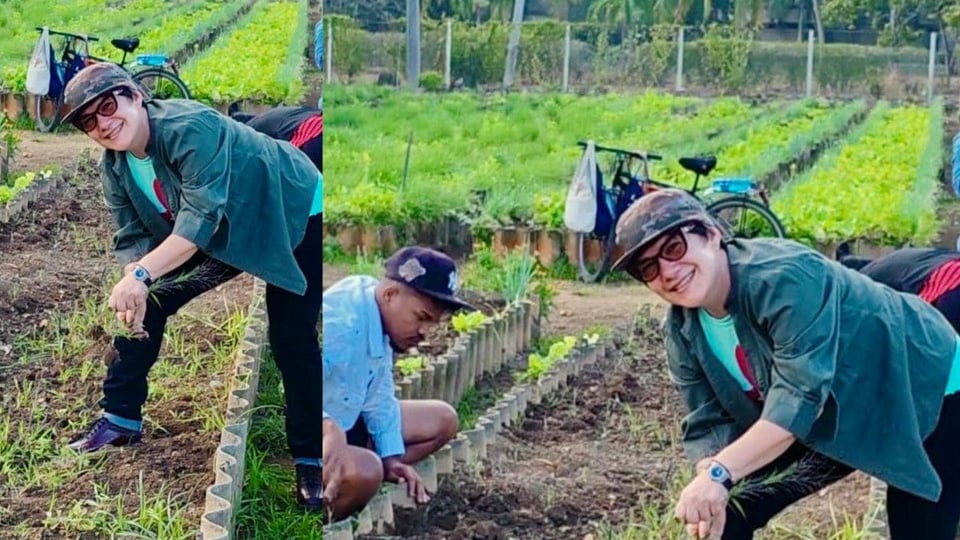 ¿Y tú supiste? Lis Cuesta en el campo… ¡con cosechas que dan pa' pensar!