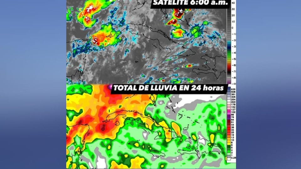 ¡Aguacero con Trueno y Rayo! Cuba bajo Alerta de Tormentas Fuertes
