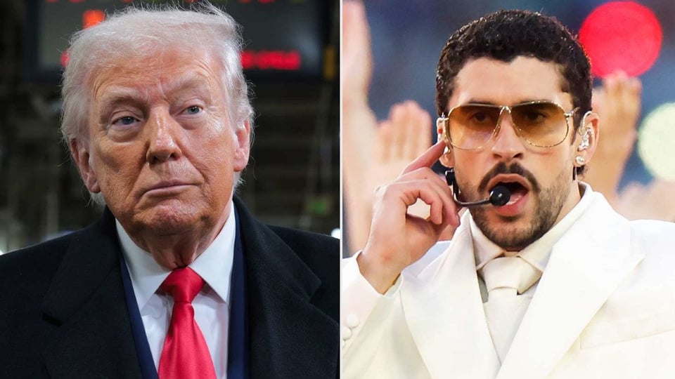 ¡Trump explotó con Bad Bunny en el Super Bowl! ¿Qué rayo le picó?