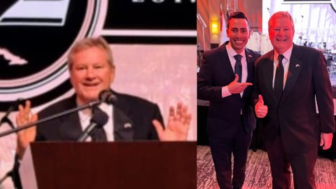 Mike Hammer recibe prestigioso premio humanitario y envía mensaje de esperanza a Cuba