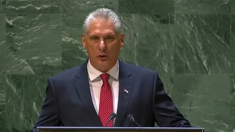 Presidente cubano denuncia bloqueo energético y su impacto en la salud en foro de la ONU