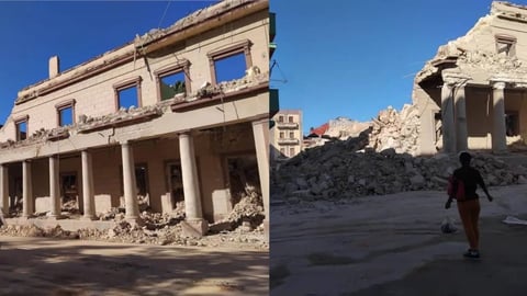 Desvían rutas en Belascoaín por derrumbe en el ISDI