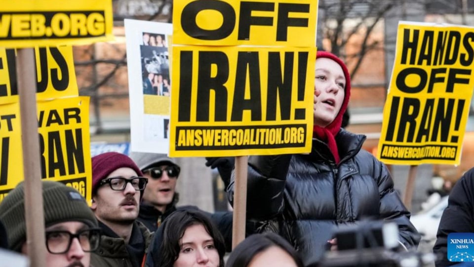 ¿Qué pasó en la calle? Miles protestan contra guerra de Trump en Irán