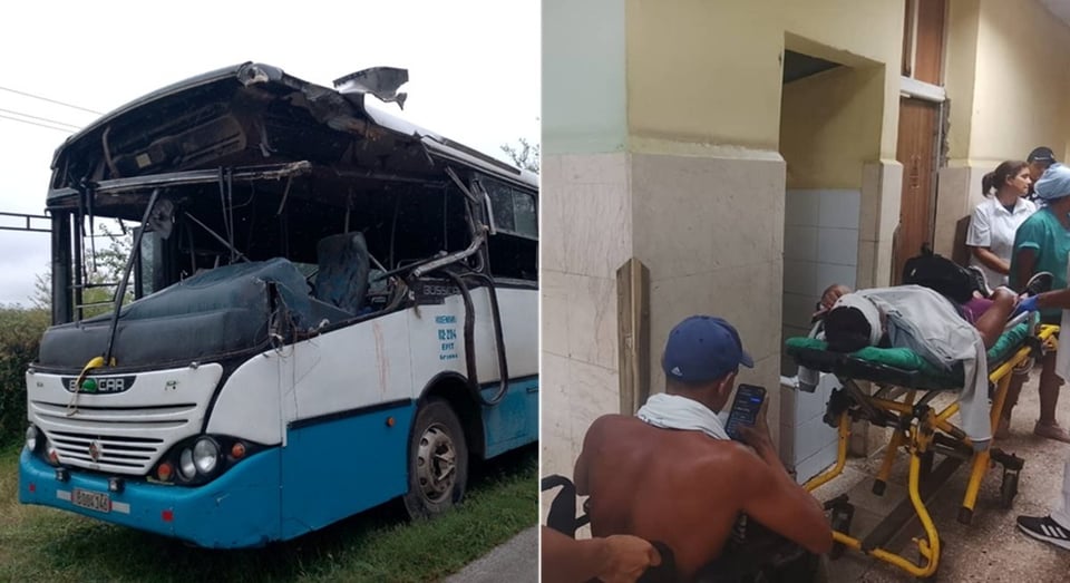 ¡Bochinche en Granma! Dos ómnibus se dan de trompas y dejan 11 a "suerte y verdad"