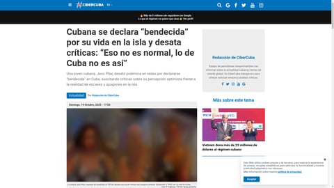 ¡Tremenda Polémica! Cubana se declara FELIZ en la Isla y la Red le cae encima 😱 ¿Qué está pasando?