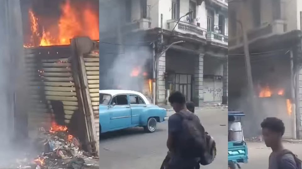 ¿Y ahora quién apaga el fuego? Vecinos queman basura en La Habana y el barrio se incendia