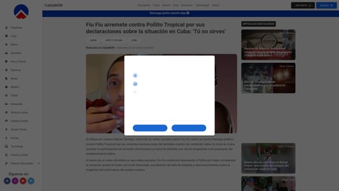 ¡Fiu Fiu le da con todo a Pollito Tropical! La pelea de influencers que tiene a Cuba en vilo...