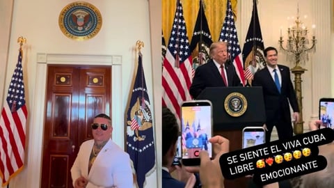 ¿Qué le pidió Osmani García a Trump en la Casa Blanca? ¡Una bomba!