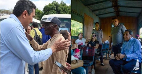 Ministro cubano brinda transporte a ciudadanos en medio de crisis
