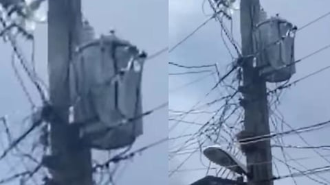 ¿Hasta Cuándo el Bochorno? Transformador Echa Humo y Chispas en Altamira y la Gente Tiembla