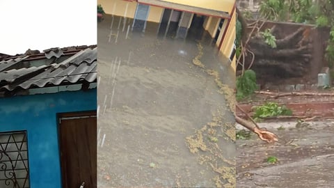 Tormenta Severa Desata Caos en Bayamo con Granizo y Vientos Fuertes