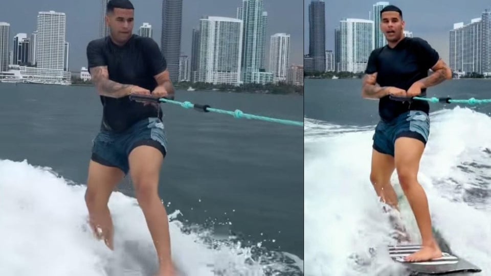 ¡Dany Ome se pone flaco y presume figura en Miami!