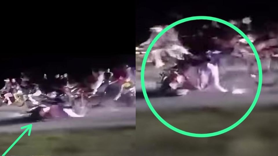 ¿Qué pasó, compae? ¡Carrera de motos y caballos deja dos heridos en Cuba!
