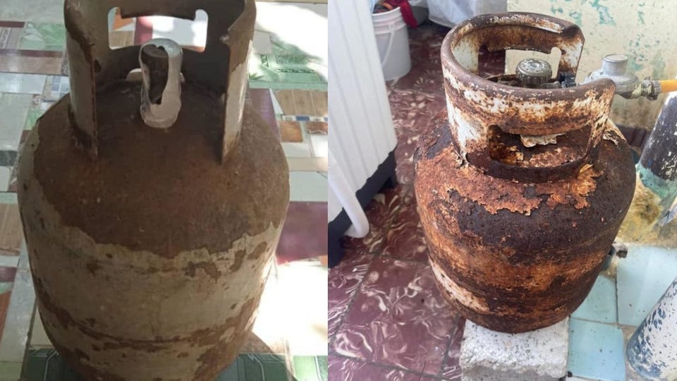 ¡Gas de a Dólar Roto! Se Venden Balitas Oxidadas y Caras en Cuba