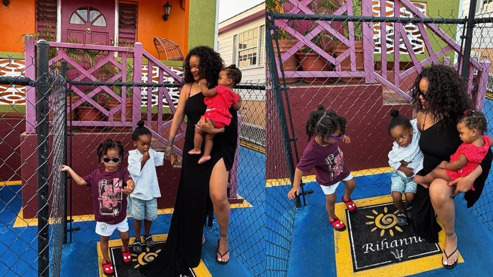 ¿Te imaginas? ¡Rihanna llevó a sus hijos a revivir su infancia en Barbados!