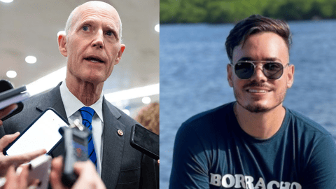 Senador Rick Scott censura a CNN por entrevista a nieto de Fidel Castro