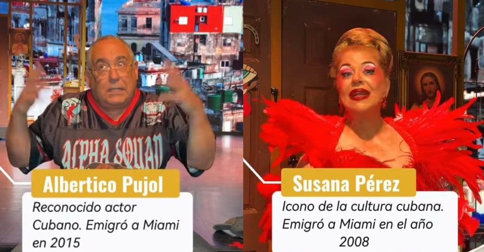 ¡Pérez y Pujol 'desmayan' la pasarela de la libertad cubana en Miami!