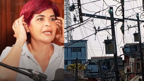Actriz Cubana Le Reza a Transformador Eléctrico por Apagones Crónicos