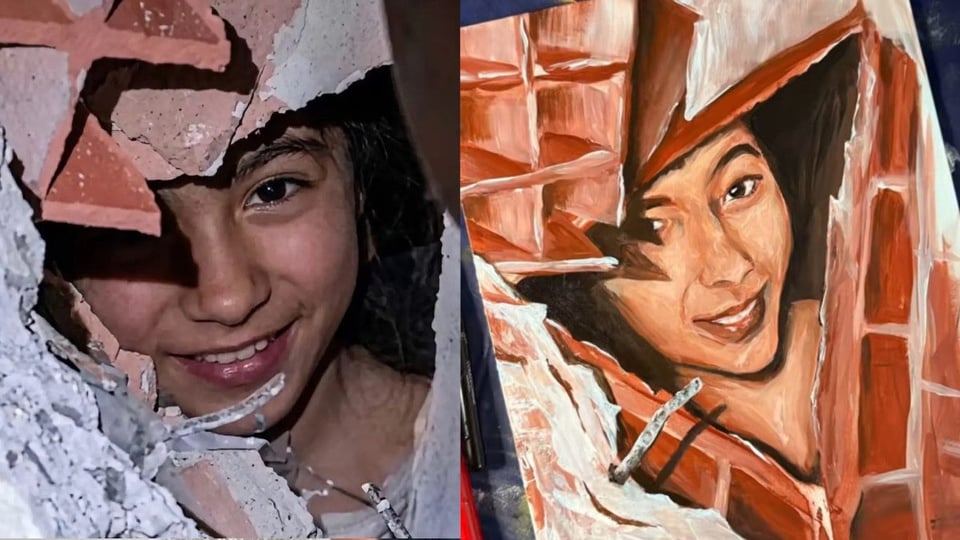 ¿Y esta chama? Rescatada entre bloques, ¡y sonriendo pa'l mundo!