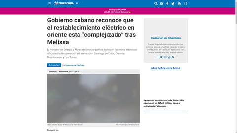 ¡Se complicó la cosa! El apagón en el oriente de Cuba se pone peor tras Melissa, ¡esto es lo que pasa!