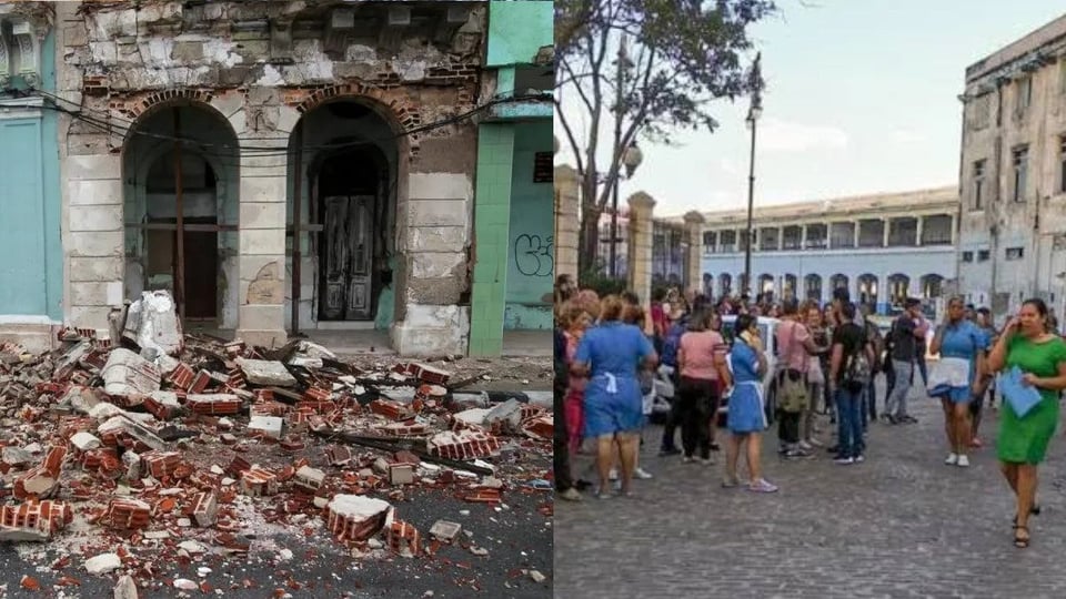 Fuerte temblor sacude La Habana; residentes evacúan edificios
