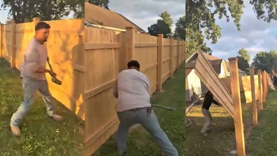 ¿Qué pasó en Illinois? Trabajadores Hispano Dismantlan Cerca Tras Negarse a Pagarles