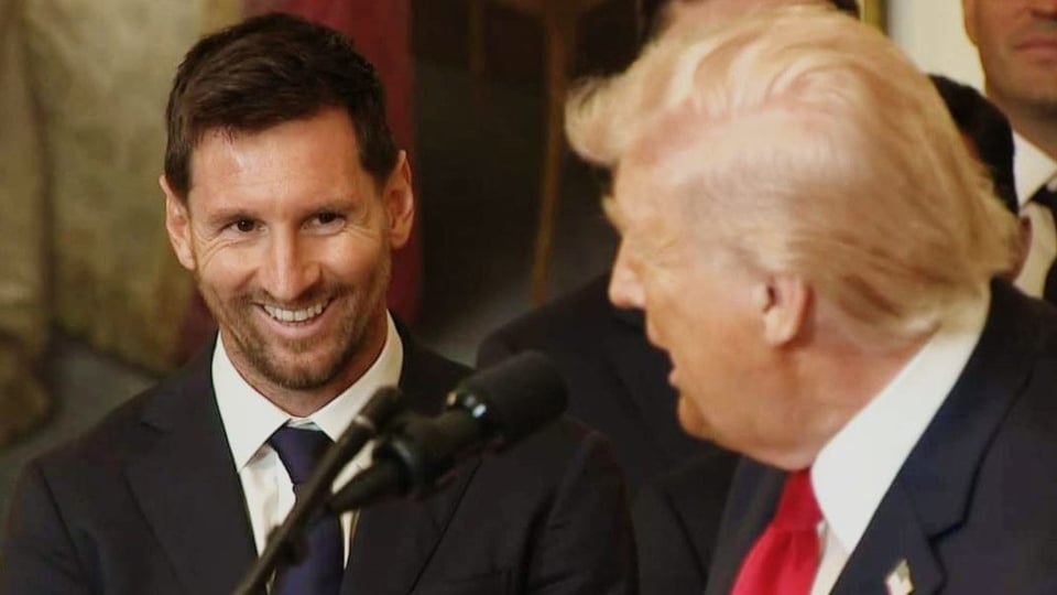 ¿Qué hace Messi en la Casa Blanca? Trump le da la bienvenida al campeón