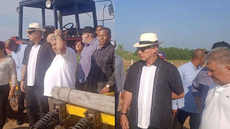 Díaz-Canel y Murillo visitan Pinar del Río con atuendo casual