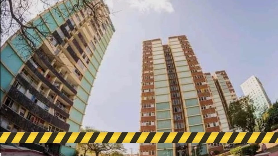 ¡Ay, Virgen Santa! Joven se lanza del piso 13 en Santiago y deja a todos con el alma en un hilo