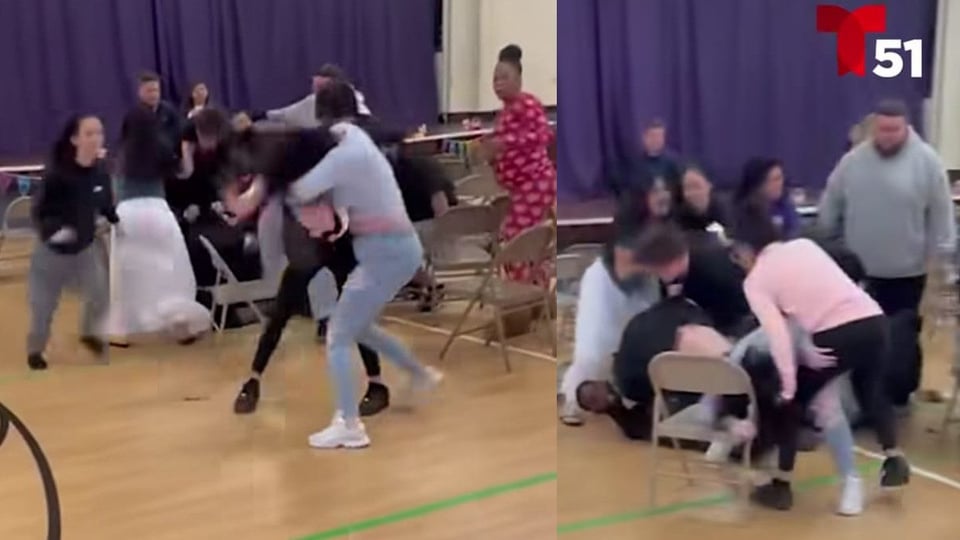 ¿Qué pasó, mi gente? ¡Pelea de película en graduación de preescolar en Ohio!