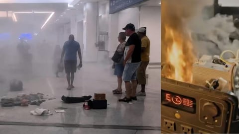 Incendio de estación de energía portátil genera alarma en Aeropuerto de Miami