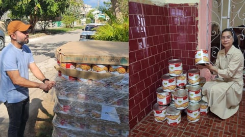 Garbanzos Solidarios Llegan a Abuelos Cubanos