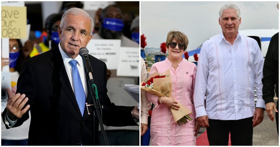 Giménez le envía un mensaje caliente a la esposa de Díaz-Canel