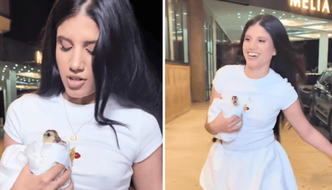 Melanie Santiler Causa Polémica por Usar un Cisne Bebé en Concierto