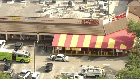 Tres heridos tras impacto contra El Palacio de los Jugos en Miami