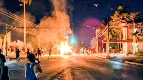 Protesta directa en Morón: Ciudadanos lanzan desechos contra vivienda de dirigente del Partido Comunista