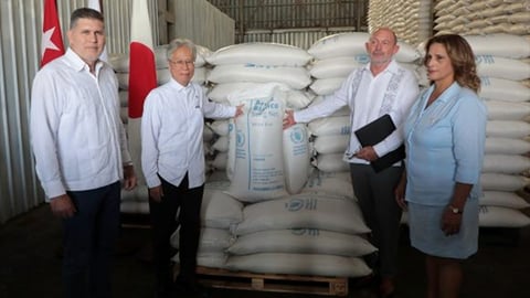 Japón Dona Arroz a Cuba Tras Huracán Melissa